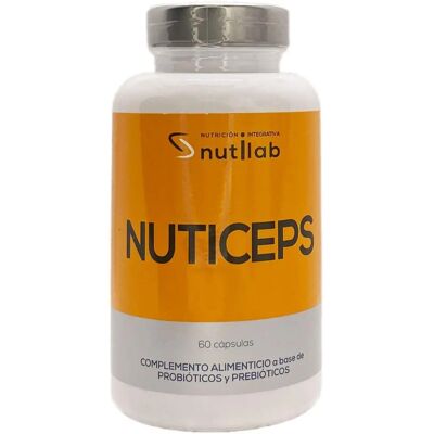 Nutilab Nuticeps - Complemento Probiótico - 60 Cápsulas Nutilab Nuticeps - Complemento Probiótico - 60 Cápsulas