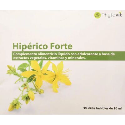 Phytovit Hiperico Forte - Complemento Alimenticio 30 Stick 10ml Phytovit Hiperico Forte - Complemento Alimenticio 30 Stick 10ml