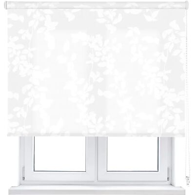 Viewtex Polar 90x190cm Witte Bloemen Rolgordijnen - Rolgordijnen Viewtex Polar 90x190cm Witte Bloemen Rolgordijnen - Rolgordijnen