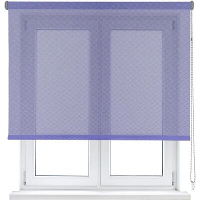 VIEWTEX Vtx Blauw en Zilver 10% Opening Rolgordijn - Zonwering VIEWTEX Vtx Blauw en Zilver 10% Opening Rolgordijn - Zonwering