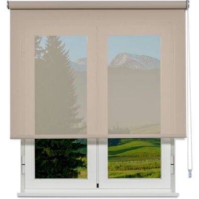 Viewtex Vtx Lijn Sand 90x250cm Rolgordijn - Screen 10% opening Viewtex Vtx Lijn Sand 90x250cm Rolgordijn - Screen 10% opening