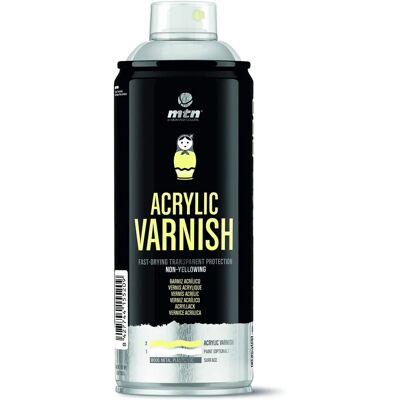 Montana Merk Model MTN PRO Acrylvernis Glanzend 400ml Montana Merk Model MTN PRO Acrylvernis Glanzend 400ml