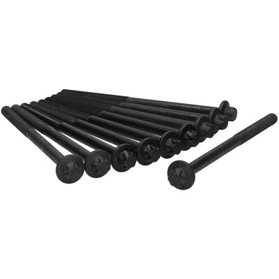 Ajusa M12 x 1,5 200mm 10 stk Sylindertoppbolter - Boltsæt Ajusa M12 x 1,5 200mm 10 stk Sylindertoppbolter - Boltsæt