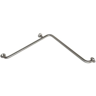 PrestoEquip Barra de Apoyo en Ángulo - Blanco, 33mm - Barra de Apoyo PrestoEquip Barra de Apoyo en Ángulo - Blanco, 33mm - Barra de Apoyo