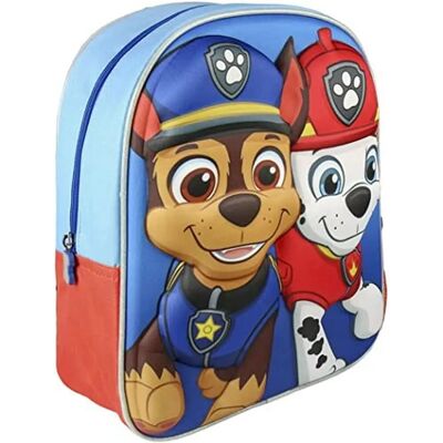 PATRULLA CANINA Plecak - 31x25x10 cm - Poliester - Niebieski PATRULLA CANINA Plecak - 31x25x10 cm - Poliester - Niebieski