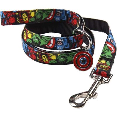 Laisse pour Chien Marvel Noir S - Nylon Durable Laisse pour Chien Marvel Noir S - Nylon Durable