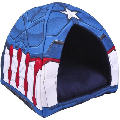 Fan Pets Cave Capitaine America Marvel - 38x38x40 cm Fan Pets Cave Capitaine America Marvel - 38x38x40 cm