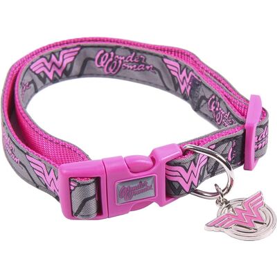 Collier pour chiens Wonder Woman XXS/XS Rose - Collier - Publicité Collier pour chiens Wonder Woman XXS/XS Rose - Collier - Publicité