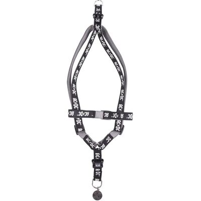 AC/DC Dog Harness XXS/XS Black - Dog Harness AC/DC Dog Harness XXS/XS Black - Dog Harness