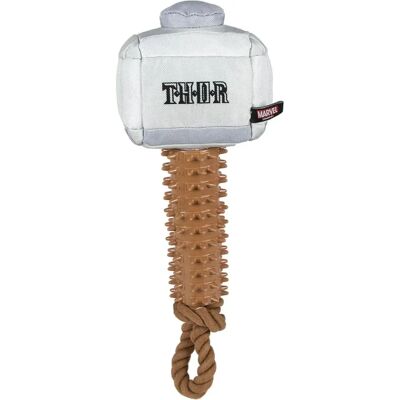 Jouet pour chien Marvel Thor - Peluche et TPR résistants - 13x10x40cm Jouet pour chien Marvel Thor - Peluche et TPR résistants - 13x10x40cm