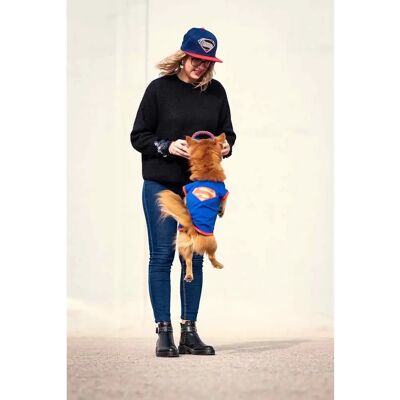 FAN PETS Superman Hund T-shirt - Officiell Warner Licens FAN PETS Superman Hund T-shirt - Officiell Warner Licens