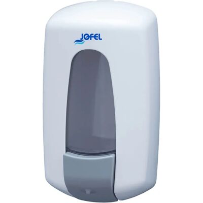 JOFEL AC70000 White Dispenser - 0.9L, Lockable, Durable Plastic JOFEL AC70000 White Dispenser - 0.9L, Lockable, Durable Plastic