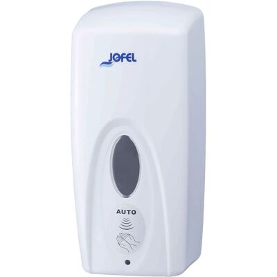 JOFEL AC91050 Distributeur de savon - Rechargeable, Blanc, 1L - Publicité JOFEL AC91050 Distributeur de savon - Rechargeable, Blanc, 1L - Publicité