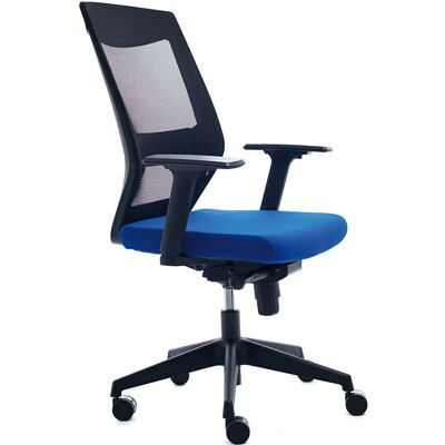 Silla de Oficina Rocada Ergoline 908-3 - Respaldo de malla, Ajustable, Azul/Negro Silla de Oficina Rocada Ergoline 908-3 - Respaldo de malla, Ajustable, Azul/Negro