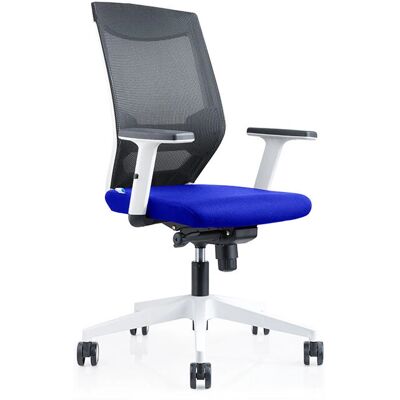 Chaise de Bureau Ergonomique Rocada - Bleu - Mécanique Oscillante - Publicité Chaise de Bureau Ergonomique Rocada - Bleu - Mécanique Oscillante - Publicité
