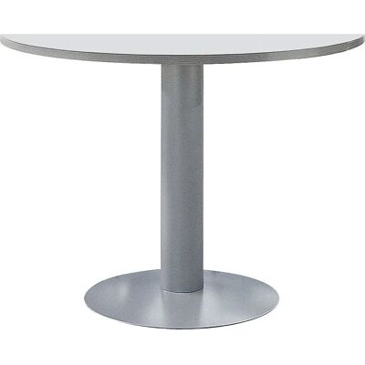 Mesa de columna Kaiserkraft - Ø 1000 mm - Gris claro Mesa de columna Kaiserkraft - Ø 1000 mm - Gris claro