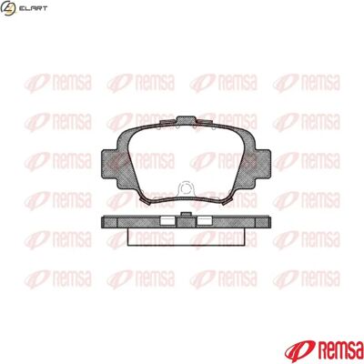 REMSA 0499.00 Zestaw tarcz hamulcowych tylnego osprzętu - System hamulcowy Nissan Micra 2 REMSA 0499.00 Zestaw tarcz hamulcowych tylnego osprzętu - System hamulcowy Nissan Micra 2