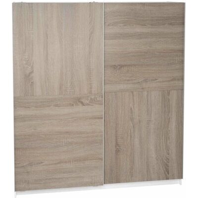 Md Block Roble Cortez Armario Correderas - Wardrobe Md Block Roble Cortez Armario Correderas - Wardrobe