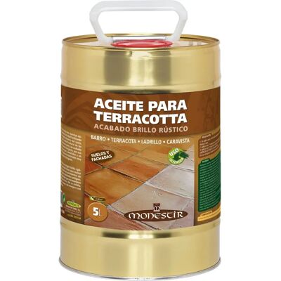 Monestir - Aceite Rústico Brillo para Terracota - 5L - Tratamiento de Suelos Monestir - Aceite Rústico Brillo para Terracota - 5L - Tratamiento de Suelos
