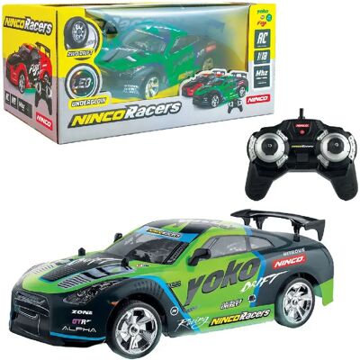 NINCO YOKO RC Drift Samochód - 1:18 - Elektryczny - Kontrola 2.4GHz NINCO YOKO RC Drift Samochód - 1:18 - Elektryczny - Kontrola 2.4GHz