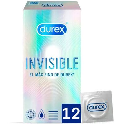Durex Durex Invisible Extra Sensitivo Condones - 12 unidades Durex Durex Invisible Extra Sensitivo Condones - 12 unidades
