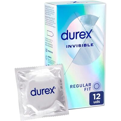 Preservativos lubrificados extra Durex - 12 unidades Preservativos lubrificados extra Durex - 12 unidades