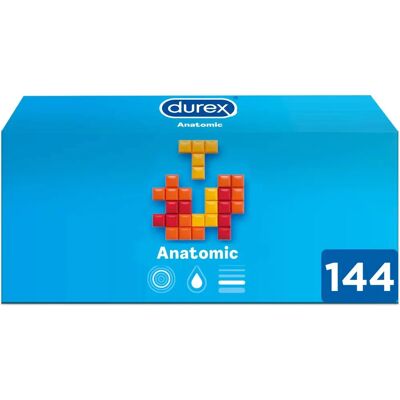 Durex Naturlig Komfort Kondomer - 144 stk Durex Naturlig Komfort Kondomer - 144 stk