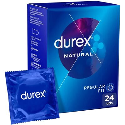 Durex Natural Classic Latex 24 Prezerwatywy - Prezerwatywy Durex Natural Classic Latex 24 Prezerwatywy - Prezerwatywy
