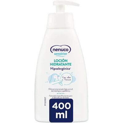 Loción Hidratante Nenuco Sensitive - Bebé, Hipoalergénica, 400ml Loción Hidratante Nenuco Sensitive - Bebé, Hipoalergénica, 400ml