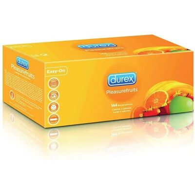 Prezerwatywy Durex PleasureFruits 144 Sztuki - Prezerwatywy Prezerwatywy Durex PleasureFruits 144 Sztuki - Prezerwatywy