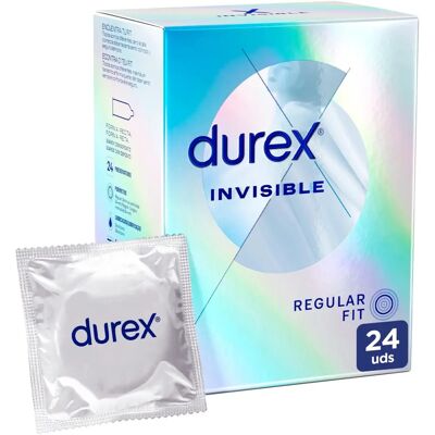 Preservativos Durex Invisible Extra Sensitive - 24 Unidades Preservativos Durex Invisible Extra Sensitive - 24 Unidades
