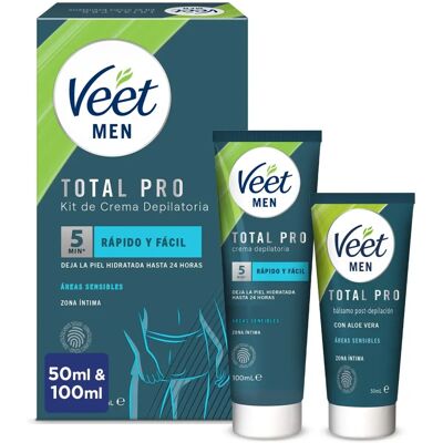Veet Men Total Pro Wrażliwe Obszary (150 ml) Veet Men Total Pro Wrażliwe Obszary (150 ml)