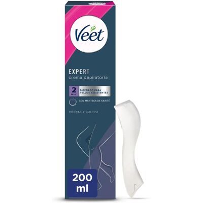 Veet Expert Crema Depilatoria para Piernas y Cuerpo (200ml) Veet Expert Crema Depilatoria para Piernas y Cuerpo (200ml)