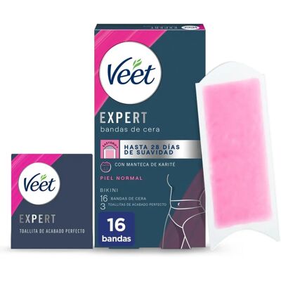 Veet Expert Cold Wax Strips Bikini (16 pcs) Veet Expert Cold Wax Strips Bikini (16 pcs)