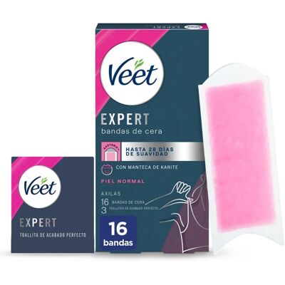 Veet Expert Kaltwachsstreifen Achseln (16 Stück) Veet Expert Kaltwachsstreifen Achseln (16 Stück)