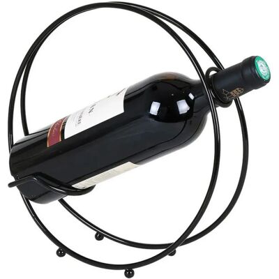 Support à bouteilles Bigbuy Home - Noir - Support à vin de table Support à bouteilles Bigbuy Home - Noir - Support à vin de table