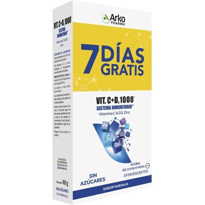 Arkopharma Vitamin C D3 Zink 1000mg - Nahrungsergänzung Arkopharma Vitamin C D3 Zink 1000mg - Nahrungsergänzung