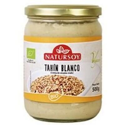 Tahin Blanco Bio de Natursoy 500g - Versátil para Untar y Cocina Tahin Blanco Bio de Natursoy 500g - Versátil para Untar y Cocina