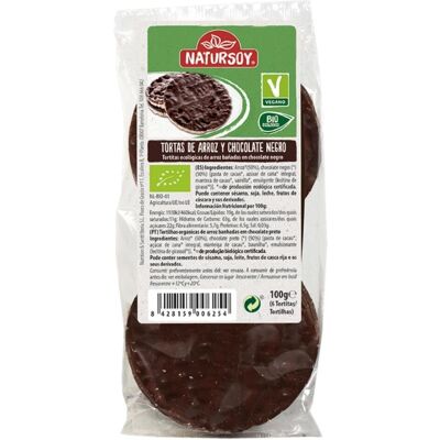 Tortas de Arroz con Chocolate Negro - Tortas de Arroz Tortas de Arroz con Chocolate Negro - Tortas de Arroz