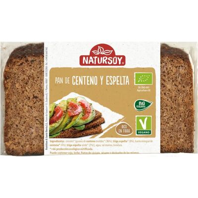 Natursoy Pan de Centeno y Espelta - Ecológico, 500g Natursoy Pan de Centeno y Espelta - Ecológico, 500g