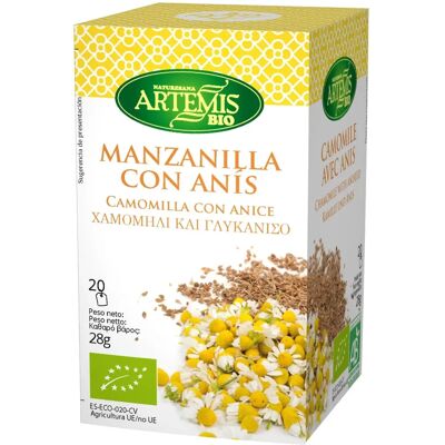 Té de Manzanilla Bio con Anís - Apoyo Digestivo Té de Manzanilla Bio con Anís - Apoyo Digestivo