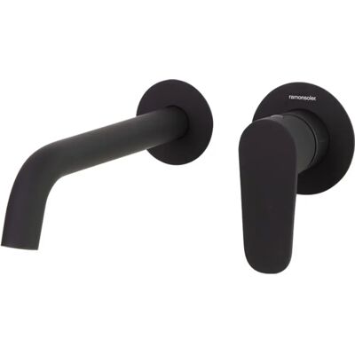 Ramon Soler Grifo de lavabo monomando empotrado negro mate - Sistema S2 de ahorro Ramon Soler Grifo de lavabo monomando empotrado negro mate - Sistema S2 de ahorro