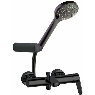 Conjunto de Mezclador de Baño Negro Mate - Serie Alexia - Ramon Soler Conjunto de Mezclador de Baño Negro Mate - Serie Alexia - Ramon Soler