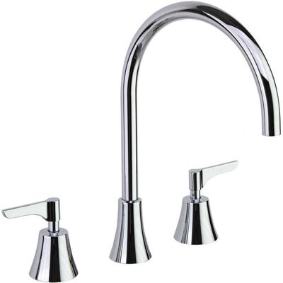 Ramon Soler Grifo Adagio - Mezclador de lavabo bimando con caño de 170mm - Cromo Ramon Soler Grifo Adagio - Mezclador de lavabo bimando con caño de 170mm - Cromo