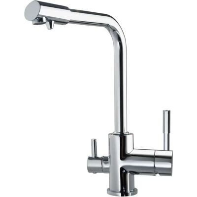 Ramon Soler - Grifo de Cocina Monomando - Caño Alto con Agua Filtrada - Cromo Ramon Soler - Grifo de Cocina Monomando - Caño Alto con Agua Filtrada - Cromo