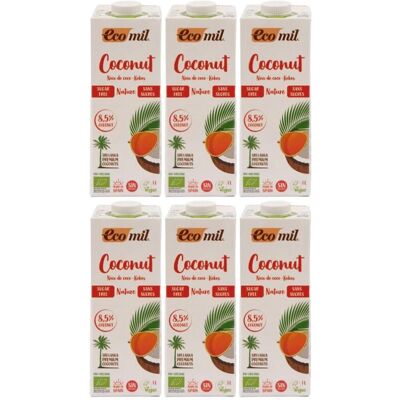 Bebida de coco orgánica Eco Mil - 6L - Coco Bebida de coco orgánica Eco Mil - 6L - Coco