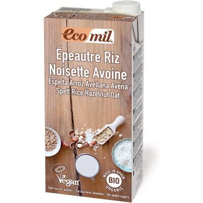 Bebida orgânica de espelta, arroz e avelã - Ecomil Bebida orgânica de espelta, arroz e avelã - Ecomil