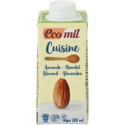 Creme de amêndoa orgânico para cozinhar - Vegana Creme de amêndoa orgânico para cozinhar - Vegana