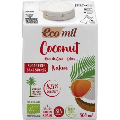 Eco Mil Bebida de Coco Bio - Bebida de Coco Eco Mil Bebida de Coco Bio - Bebida de Coco