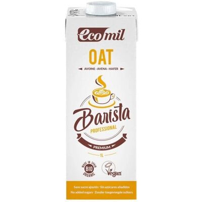 Bebida de avena orgánica Ecomil para baristas - Bebida de avena Bebida de avena orgánica Ecomil para baristas - Bebida de avena